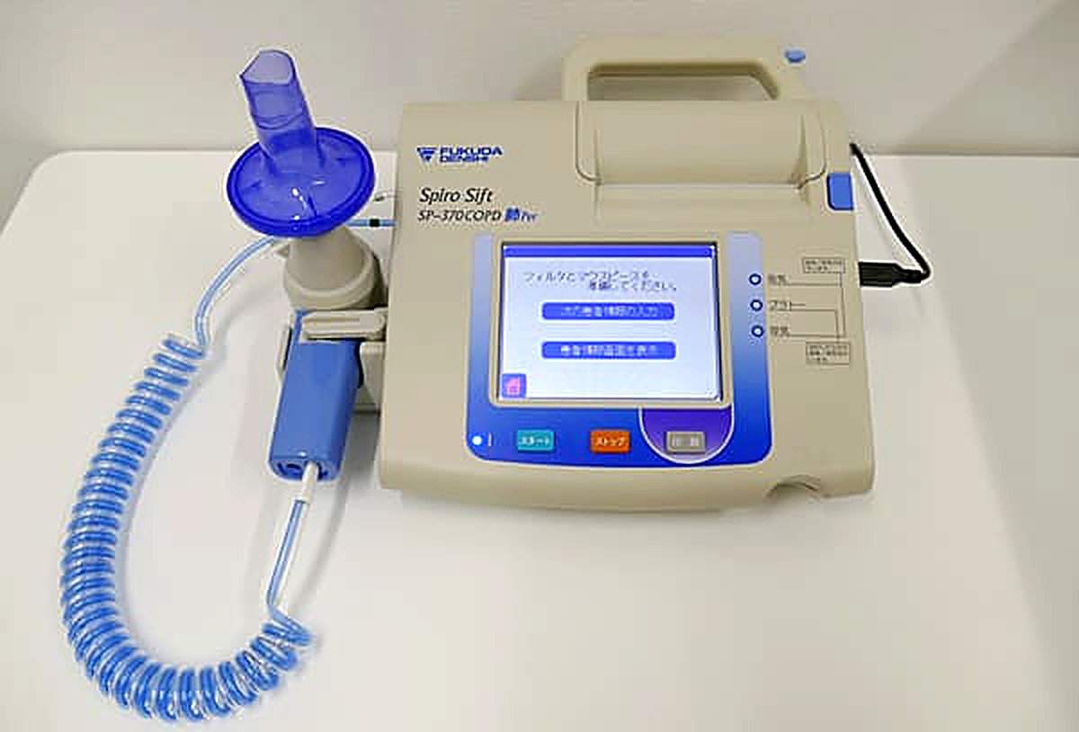 呼吸機能検査(スパイロメーター)